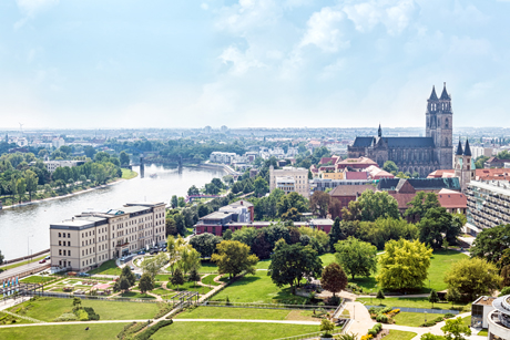 Magdeburg Skyline